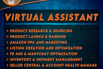 be your expert amazon virtual assistant