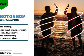 do photoshop manipulation and picture editing