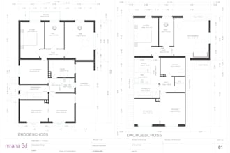 make architectural  interior drawings in autocad design