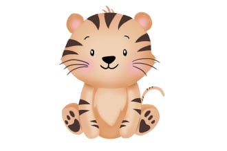 draw cute watercolor illustrations for children room