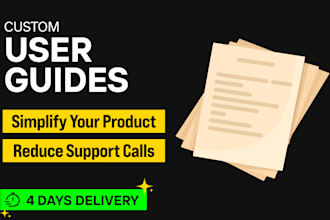 create custom user guides, technical instruction manuals