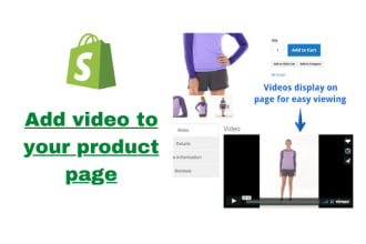 add a video to shopify product page