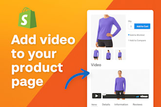 add a video to shopify product page