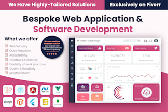develop PHP, python, web applications