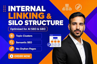 do internal linking and silo structure to optimize website for ai SEO, GEO
