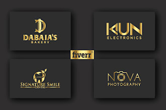 do modern minimalist and trendy logo design