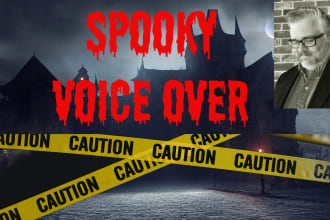 create spooky scary halloween voice overs