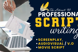 write an engaging script for your commercial or short film
