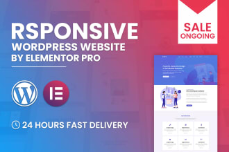 be your elementor expert for wrodpress elementor website by elementor pro