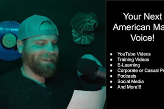 voice an american male voice over in american english