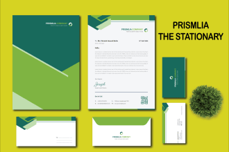 create corporate visual identity and stationary design