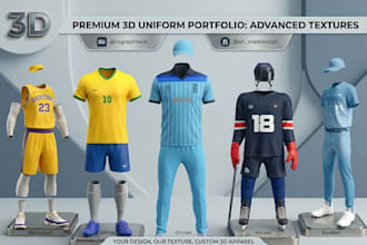 do custom 3d sports and fitness apparel mockups with tech packs