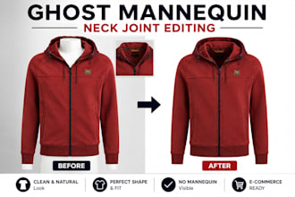 do ghost mannequin and neck joint editing