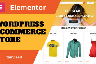 develop a professional ecommerce store on wordpress