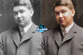 professionally enhance, colorize, restore, fix old photos