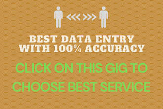 do fastest data entry and data processing