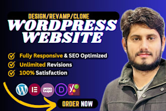 build wordpress elementor pro services and business websites