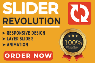 create wordpress revolution slider within 6 hrs