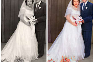 professionally retouching,colourize,edit your old photo  in 24 hours