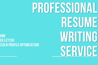 write, edit your executive resume, cover letter and linkedin