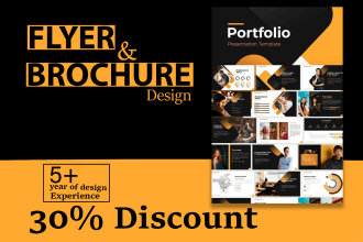 design business brochures, flyers, and marketing materials with discount