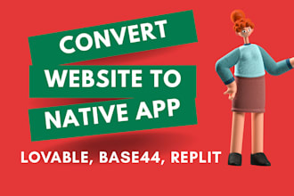 convert any website to app, lovable to ios and android app using capacitor