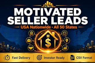 motivated seller leads and distressed properties USA