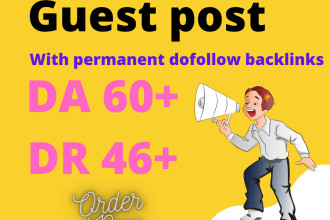 publish guest post on UK and USA based traffic sites