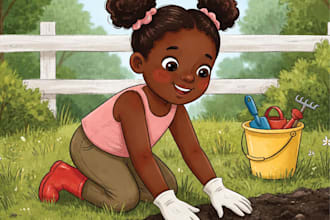 illustrate african american children book illustration