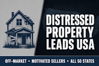 provide distressed property leads USA