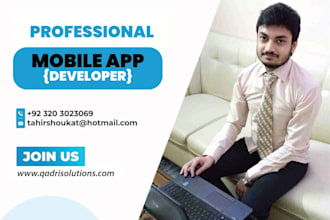 develop android,ios app with flutter, firebase,rest api,maps