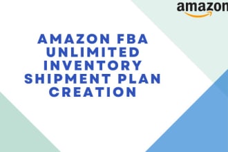 do amazon shipping plan of shipment unlimited inventory management