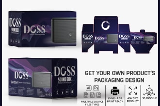 do packaging design, box design, product packaging and label design