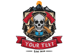 design high quality skull logo with express delivery