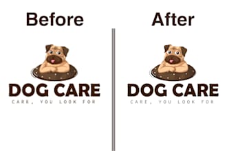 do vector tracing, redraw, recreate a logo or an image