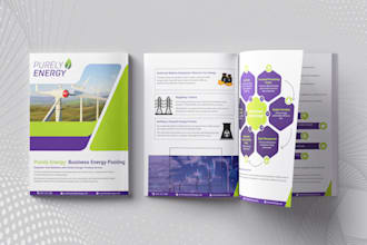 design corporate brochure or pdf brochure for marketing