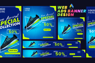 design creative digital ads set web banner static banner google ads banner ads