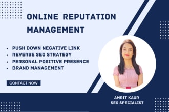 maintain the online reputation management on any search engine