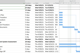 create schedule and gantt charts in excel and ms project