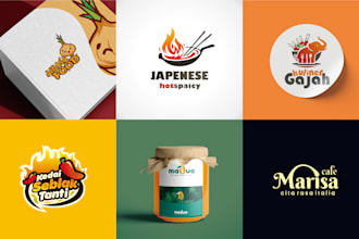 design restaurant logo, food and beverage, cafe