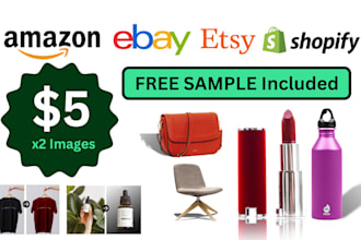 do product image editing for amazon, ebay, shopify and etsy