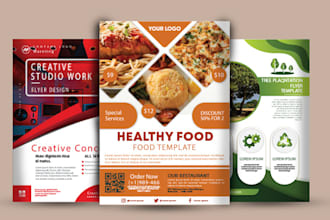 do awesome flyer design for your business