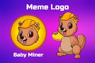 do meme coin crypto cryptocurrency logo design