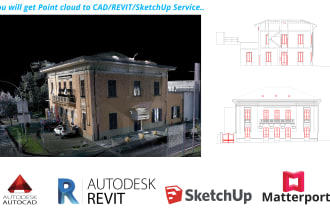 point cloud scan to cad drawing quickly and accurately