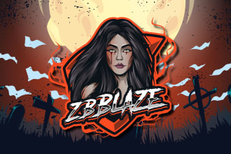 create professional twitch overlay and logo for your stream