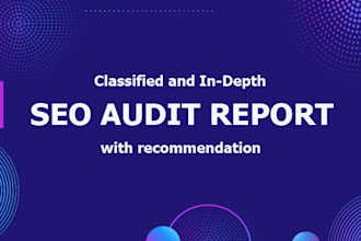 create professional SEO report within 24 hours