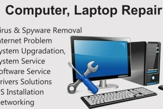 repair, fix your windows computer, laptop, pc remotely