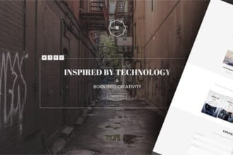 install html, php website template for your business