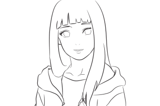 line art and turn anime photos into black and white drawing image tracing
