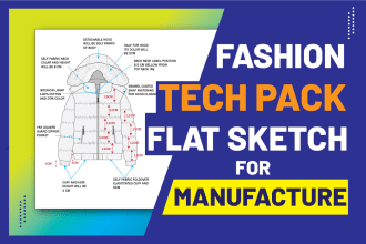 design clothing fashion tech pack clothing tech pack technical flats sketch
